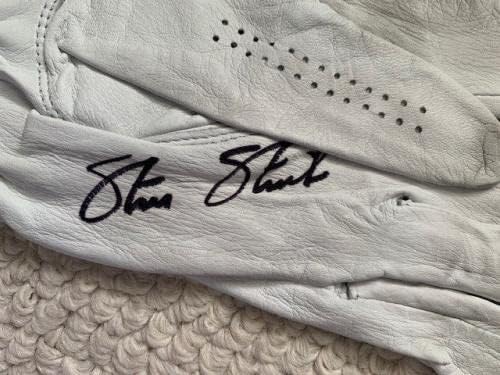 סטיב סטריקר יד חתום בשימוש רגל ג 'וי גולף כפפה פופולרי גולף ג' יי. אס. איי - עם חתימה גולף כפפות