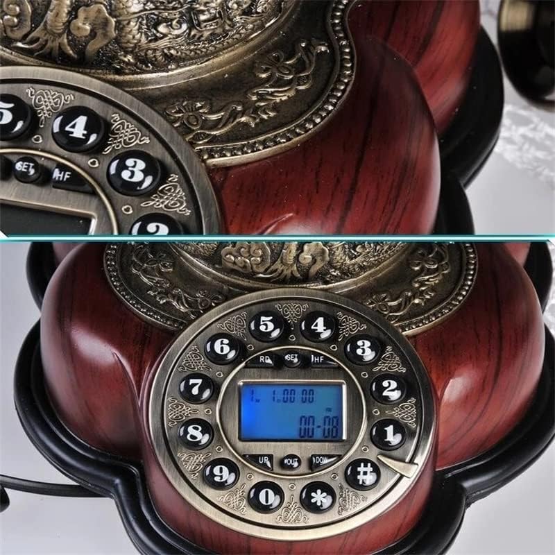 WYFDP עתיק טלפוני שרף טלפוני קבוע רטרו טלפון חיוג חיוג וינטג