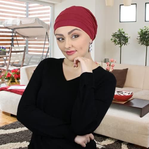 צעיפי כובעים ועוד סרטן כימיה סרטן כיסוי נשים נשים במבוק טורבן 50+ הגנת שמש UPF 3 תפר