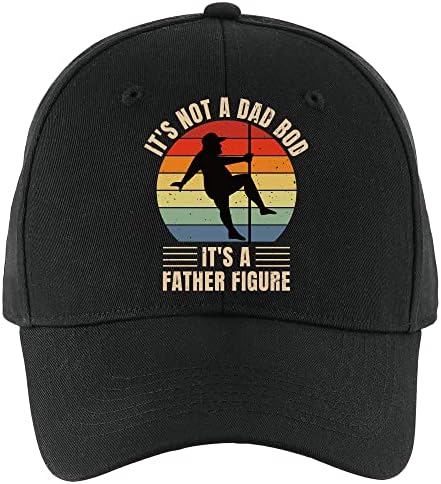 פישובי זה לא אבא גוף זה אבא דמות כיף בייסבול כובע, בציר מתכוונן כותנה כובע, מצחיק יום הולדת מתנה לאבא