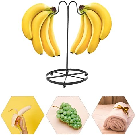 השיש פירות מחזיק מעמד בננה קפה ספל מחזיק בננה מחזיק מעמד בננה קולב מתכת תצוגת קולב מתלה השיש ארגונית למטבח בננה