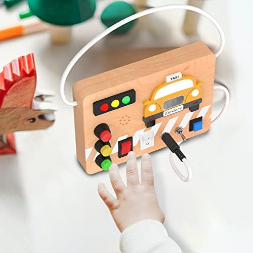 Ziesfoce Montessori צעצועים מעץ בלוח עסוק