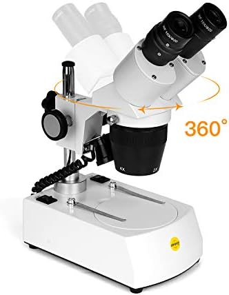 סוויפט ס306-20-2 ליטר הגדלה פי 20/פי 40 / פי 80 מותקנת קדימה 360 מיקרוסקופ סטריאו משקפת מסתובב, עם 50 מגלשות