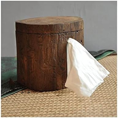 MGJM קופסת נייר עץ מלא, קופסת רקמות ביתיות, צינור גליל אסלה, מחזיק מגבת נייר טואלט, מחזיק תיבת