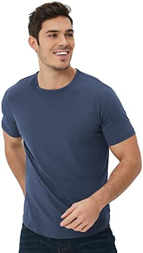גברים של אולטרה רך במבוק חולצה עקומת מכפלת קל משקל קירור ארוך / קצר שרוול מזדמן בסיסי טי חולצה