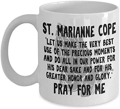 סנט מריאן להתמודד מתנת קפה ספל השראה קדוש של יום חג דתי קתולי נוצרי כנסיית תה מאהב