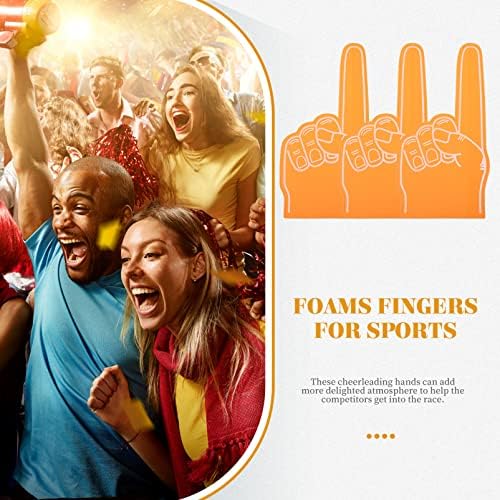 ידי ידיים לקצף כדורגל 3 יחידות ענק קצף ענק אצבע מעודדות יד יד דעונה אצבעות קצף ריקות לאירועי ספורט