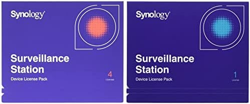 חבילת רישיון מצלמה של Synology IP לחבילת רישיון מצלמה 4 ו- IP עבור 1