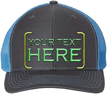 מאטו & מגבר; כובעים מותאמים אישית חשיש עם הטקסט שלך כאן / כובע רקום לעסקים / נהג משאית ריצ ' רדסון 112