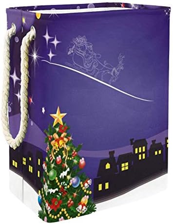 עץ חג המולד לא הדפס דלי כביסה אטום למים דלי כביסה לילדים לחדר ילדים חדר שינה פעוטון