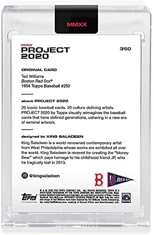 פרויקט Topps 2020 כרטיס 350 - 1954 טד וויליאמס מאת המלך סלדן