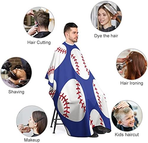 Vantaso Baseball Barber Barber Leab for Meen נשים מקצועיות לילדים, תספורת גדולה במיוחד סינר סינר סלון שיער