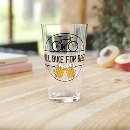 בירה זכוכית ליטר 16 עוז חידוש יהיה אופני עבור בירה פיקסי גלגלי דוושות חובב 16 עוז