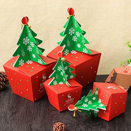 קבילוק 24 יחידות קופסות מיכל חנות עבור ד צורת שוקולד פעמוני בית אני טיפול חגיגי חג המולד קישוט חג המולד עץ מתנות