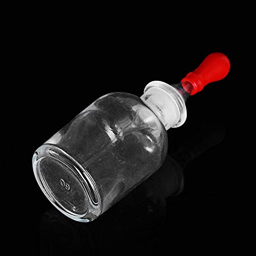 מעבדת Yutool בקבוק טפטפת זכוכית צלול, טפטפת זכוכית צלולה מפילה מגיב לבקבוק מעבדה מעבדה מזכוכית עם