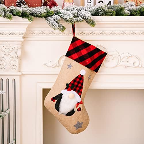 קישוט לחג המולד של XIOS 2022 גרביים גדולות גרבי ממתקים קישוטים לחג המולד קישוטי מסיבת חג המולד