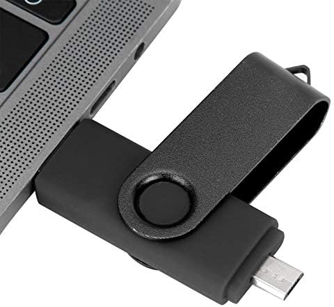 מקל USB Pendrives, עם חור שרוך usb2.0 שחור 2 -in -1 דיסק USB, טלפון חכם ביתי למחשב לטאבלטים