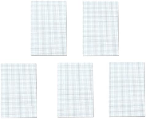כרית אמפד קוואדריל, 11 על 17, לבן, 1, כרית 50 גיליונות, 5 רפידות לחפיסה