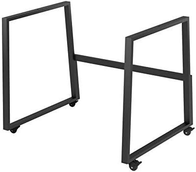 רוצלקו שולחן דלוקס קומה לעמוד רגליים עבור דדר-40 ו דדר-46, 40-46, שחור