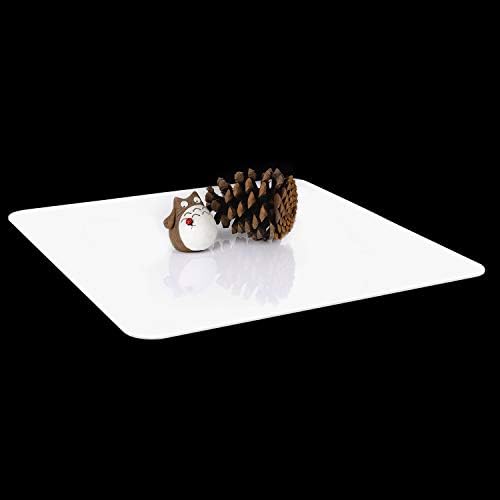 קינג ' וק 12 איקס 12 אינץ אקריליק לבן & מגבר; תפאורות משכים שולחן תצוגה רעיוני שחורות עבור צילום
