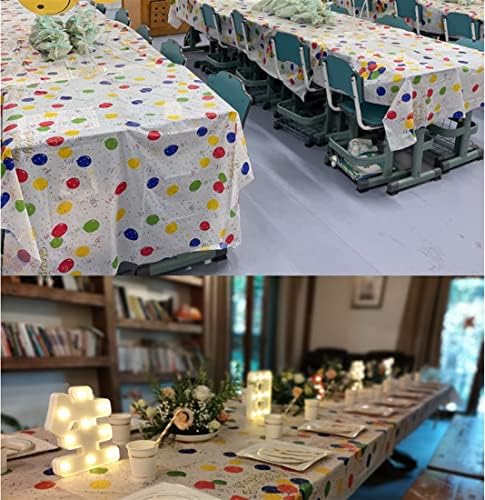 מפת שולחן כיסוי שולחן, אידיאלי למסיבות יום הולדת, קרנבל, מקלחות תינוק, מסיבת נושא, מסיבת ספא, חד