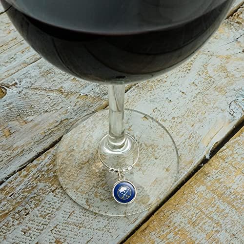 באפלו סברס לוגו יין זכוכית קסם לשתות סמן