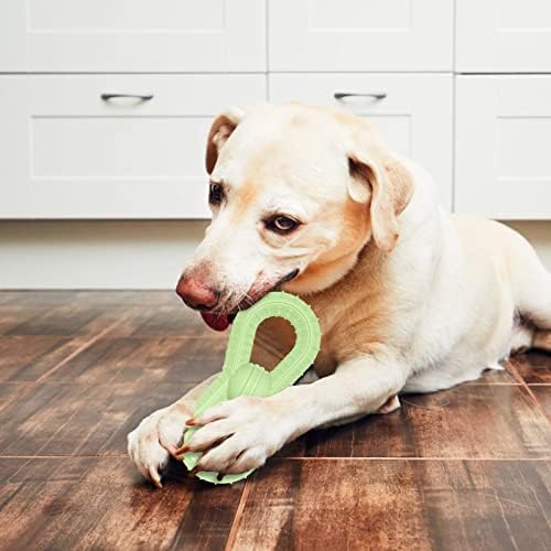 צעצועי לעיסה קשוחים לכלבים, צעצוע כלבים בלתי ניתן להריסה של גומי TPR לניקוי שיני כלבים, ניקוי שיניים