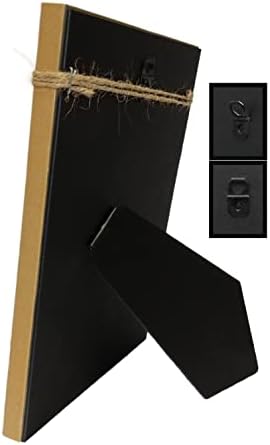 דקסה לבעלי לוח עץ-תוצרת ארה ב-6 איקס 9 - קיר מסגרת אנכית וקישוט שולחן / כן ציור וו תלוי / חוט טבעי /