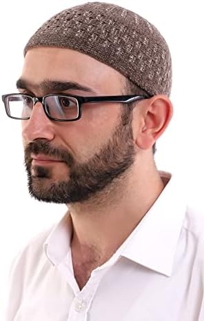 כובעי קופי קטיפה חורף טורקית מוסלמית מקוונת לגברים, טאקיה, טאקה, פצ ' י, כובעים אסלאמיים, מתנות אסלאמיות,