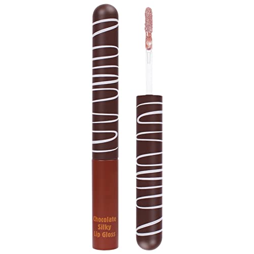 טבעי פיגמנטים עבור גלוס שוקולד שפתיים זיגוג לחות לחות שנמשך לחות ללא דביק עירום מים אור איפור אפקט נשי 5.5