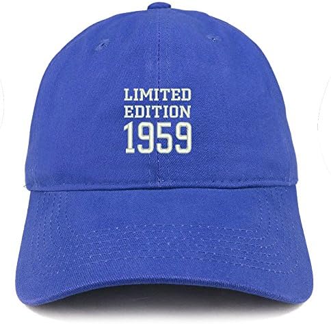 טרנדי הלבשה חנות מהדורה מוגבלת 1959 רקום מתנת יום הולדת מוברש כותנה כובע