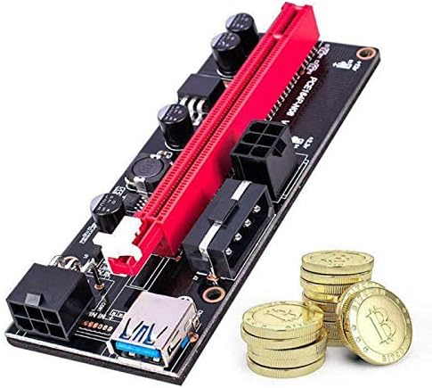 מחברים USB 3.0 מתאם כרטיס SATA 15 PIN עד 6 כבל חשמל PIN VER 009S EXPRESS 1X/4X/8X/16X Extender Riser PCI -E