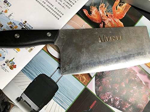 סכין מטבח AFOOSOO סכיני פרוסה סינית סכינים מיקרטה ידית סכין נירוסטה