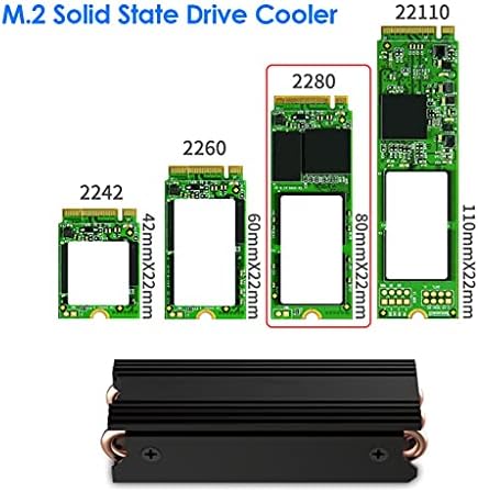 KJHD M.2 מצב מוצק כונן קירור קירור עבור מחשב שולחני מחשב סגסוגת אלומיניום נחושת 2280 SSD רדיאטור