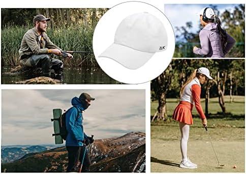 ZLYC כובע בייסבול יבש מהיר לנשים גברים ספורט לא מובנה כובע טניס גולף