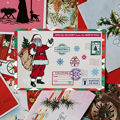 חג המולד של אוריגח סנטה קלאוס בולים צלולים חותמות סיליקון חותמות שקופות לייצור כרטיסים וקישוט