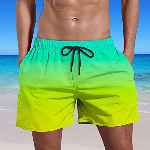מכנסיים קצרים מגניבים של Fsahjkee, אימון חדר כושר גזעי שחייה אימוני שחייה מפעילים מכנסי טרנינג