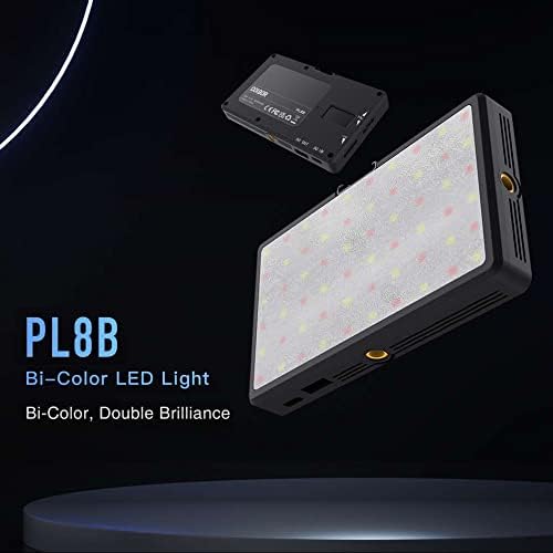 XIXIAN PL8B כיס LED LED אור וידאו 2700K-6500K צילום מילוי פאנל אור לעמעום 27 סצנה אפקטים של תאורה