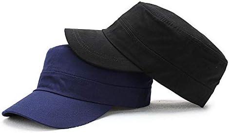 FASBYS UNISEX כובע צבאי גברים נשים כותנה כותנה שוטפת כובע בייסבול עליון כובע צוער יומי מתכוונן