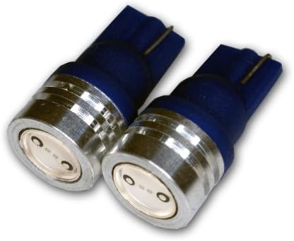 TUNINGPROS LEDFS-T10-BHP1 LED LED נורות נורות T10 T10, סט גבוה של LED כחול 2-PC