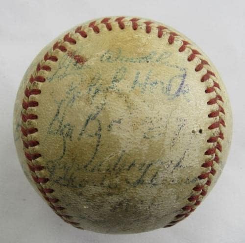 1953 קבוצת ינקיז חתמה על בייסבול מיקי מנטל יוגי ברארה בילי מרטין +21 - כדורי בייסבול עם חתימה