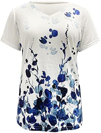 חולצות שרוול קצר לנשים פרפר גרפי הדפסת חולצות טי קיץ חולצות שרוול קצר