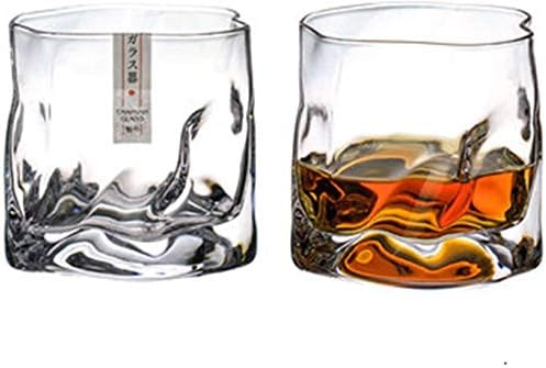 כוסות ויסקי זכוכית ויסקי מיושן קריסטל בר בית כוסות מיושנות לשתייה ויסקי ויסקי, קוקטיילים, קוניאק