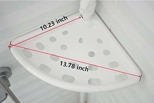 הנסיך האנגר, מגע אחד מתכוונן מקלחת פינתית, Phus-0081, לבן, פלדה מצופה, מיוצר בקוריאה