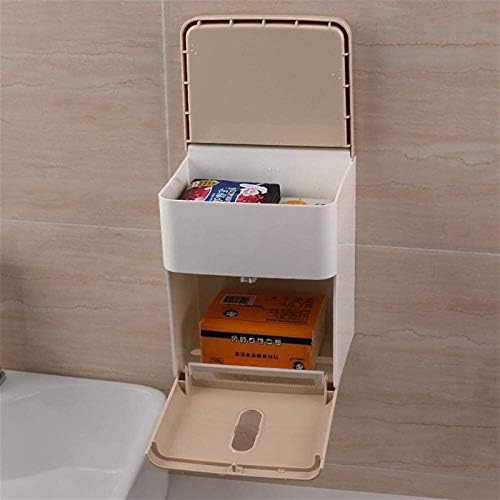מחזיק נייר טואלט Maeven טואלט קופסת טואלט קופסת חדר אמבטיה מחוררת - מחזיק חינם קופסת נייר טואלט רב -פונקציונלית