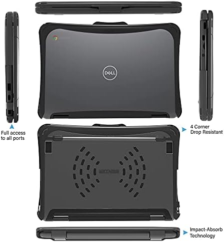 מקרה Ibenzer Hexpact עבור Dell Chromebook 3110/3100 11 , 2-in-1, תיק כבד עבור 11 Dell Chromebook
