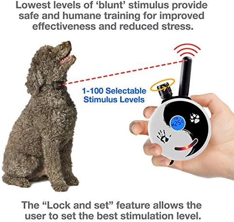 מחנך 1/2 קילומטר מרחוק כלב אימון מערכת בתוספת שלט אצבע נשמע, בטוח אנושי גירוי, פבלובי טון, עמיד למים,
