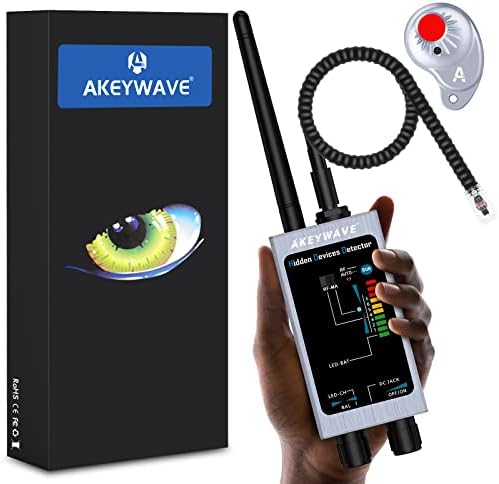 גלאי מכשירים מוסתרים של AkeyWave, גלאי ריגול אנטי ריגול פרמיום וגלאי RF, גלאי גשש GPS לגילוי אותות רדיו