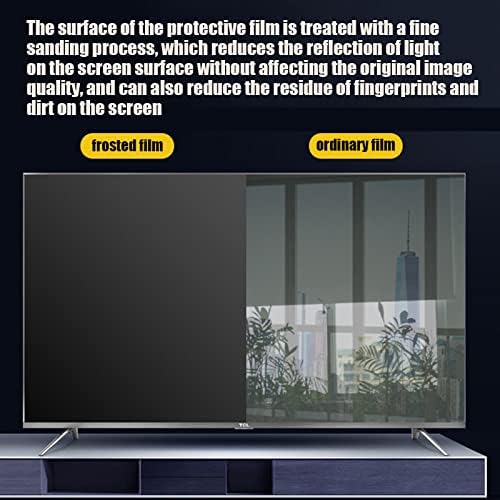 סרט מסנן מגן מסך טלוויזיה-מסנן אור כחול לוח מגן צג נגד אולטרה סגול עבור 75-85 אינץ', לד, אולד,קולד 4 ק ומשטח