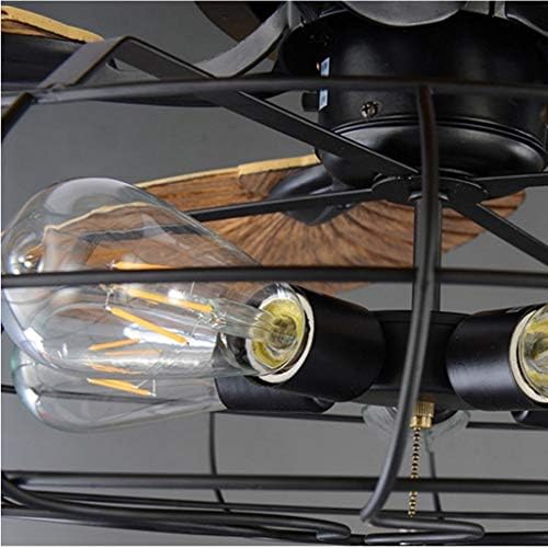 מאווררי תקרה של Cutyz עם מנורות, מאוורר תקרה בתעשייה אור מודרני LED אינטליגנטי LED מאוורר תאורה אור מרוחק